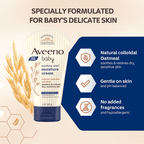 Aveeno Baby Soothing Relief Face & Body Moisture Cream - Oatmeal For Dry, Sensitive & Gentle Skin | Grocsy