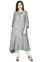 Joban Fashion Grey Cotton Rayon Kurta Set | Grocsy