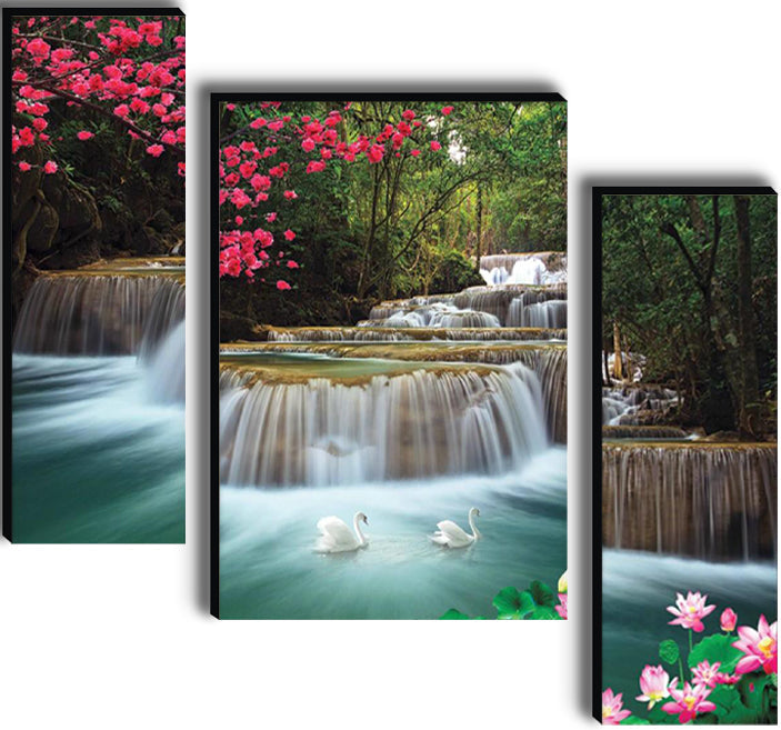 Tehzeeb Creations Set Of 3 Digital Wall Painting | Grocsy