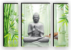 Tehzeeb Creations Set Of 3 Digital Wall Painting | Grocsy