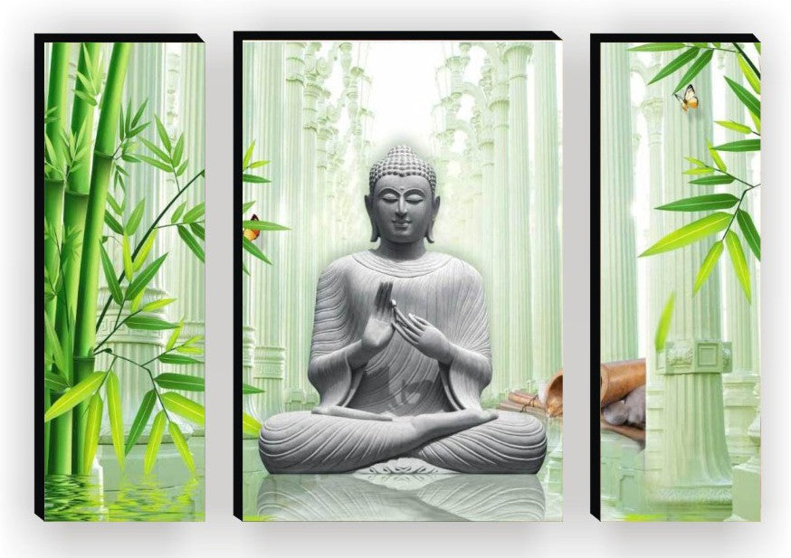 Tehzeeb Creations Set Of 3 Digital Wall Painting | Grocsy
