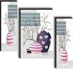 Tehzeeb Creations Set Of 3 Digital Wall Painting | Grocsy