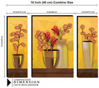 Tehzeeb Creations Set Of 3 Digital Wall Painting | Grocsy