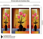 Tehzeeb Creations Set Of 3 Digital Wall Painting | Grocsy