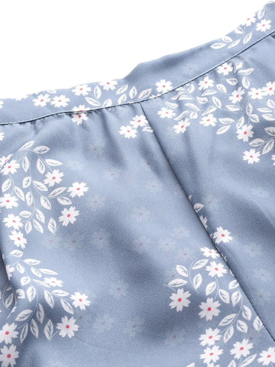 Ahalyaa Women's Traditional Wea Co-ods - Grey | Grocsy