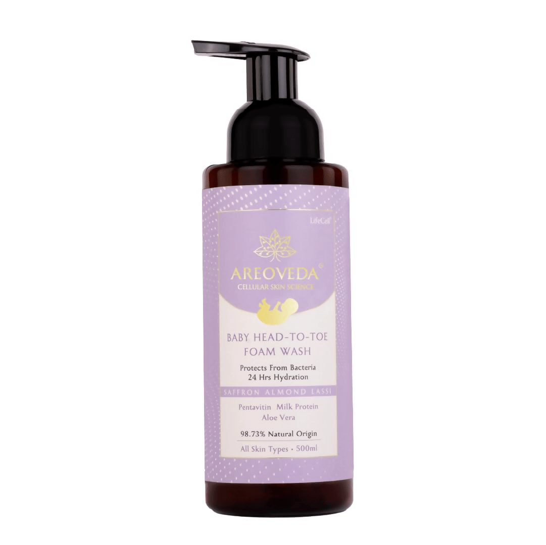 AreoVeda Baby Head-To-Toe Foam Wash | Grocsy