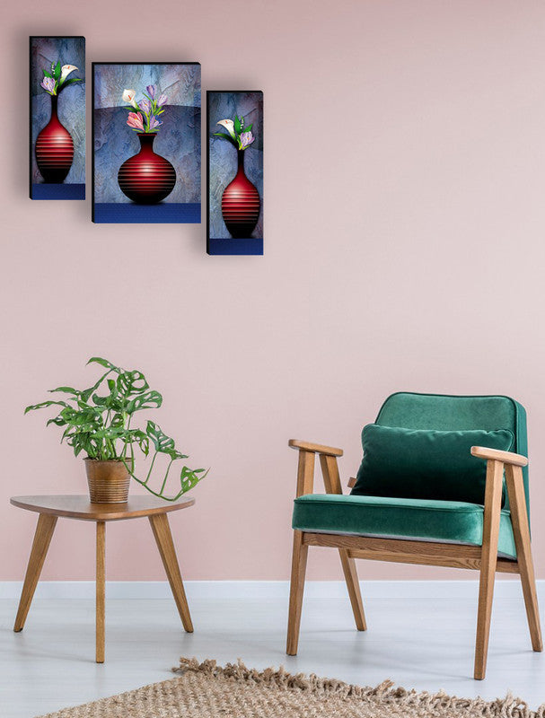 Tehzeeb Creations Set Of 3 Digital Wall Painting | Grocsy