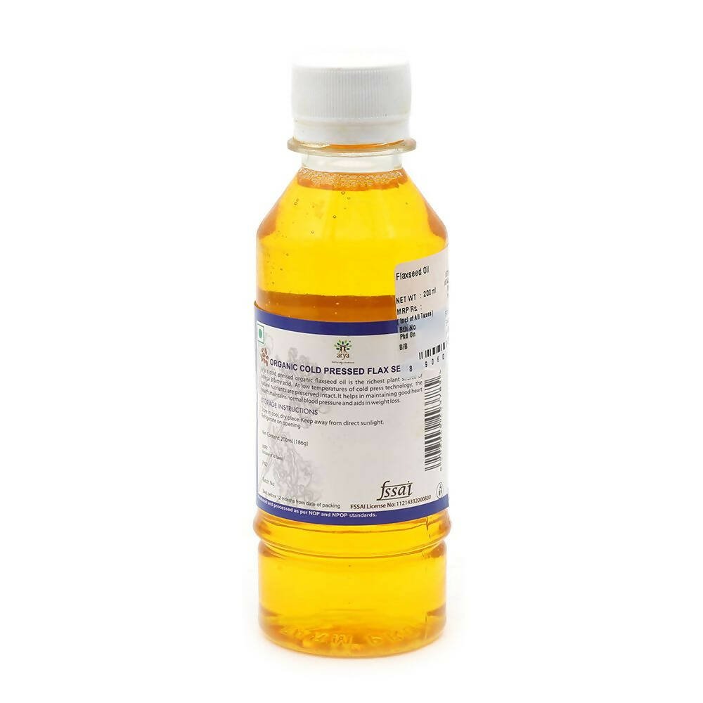 Arya Farm Organic Flaxseed Oil | Grocsy