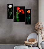 Tehzeeb Creations Set Of 3 Digital Wall Painting | Grocsy