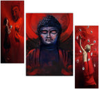 Tehzeeb Creations Set Of 3 Digital Wall Painting | Grocsy