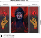 Tehzeeb Creations Set Of 3 Digital Wall Painting | Grocsy