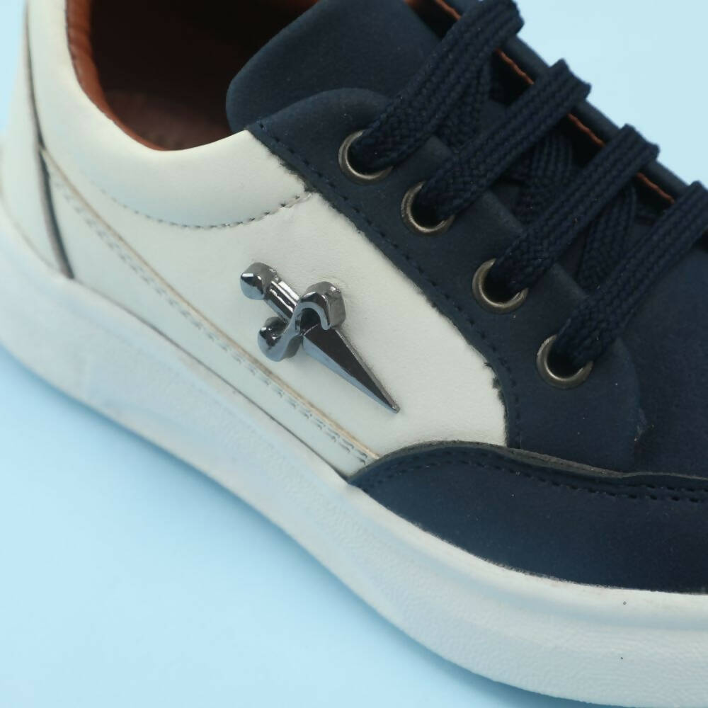 Tiny Bugs Boys Lace Up Casual Shoes - Blue | Grocsy