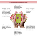 Nyassa Moroccan Rose Soap Walnut Oil & Rose Powder | Grocsy
