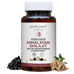 Purely Yours Ashwa Vigour Capsules with KSM 66 Ashwagandha and Safed Musli for Men | Grocsy