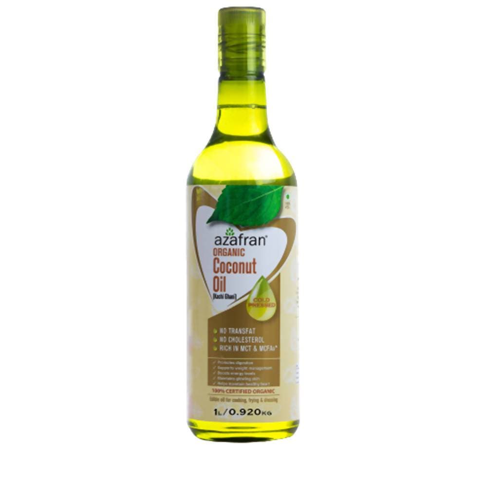 Azafran Organic Coconut Oil (Cold Pressed) | Grocsy