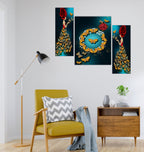 Tehzeeb Creations Set Of 3 Digital Wall Painting | Grocsy