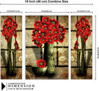 Tehzeeb Creations Set Of 3 Digital Wall Painting | Grocsy