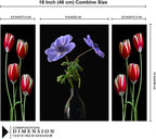 Tehzeeb Creations Set Of 3 Digital Wall Painting | Grocsy