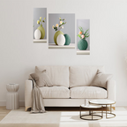 Tehzeeb Creations Set Of 3 Digital Wall Painting | Grocsy