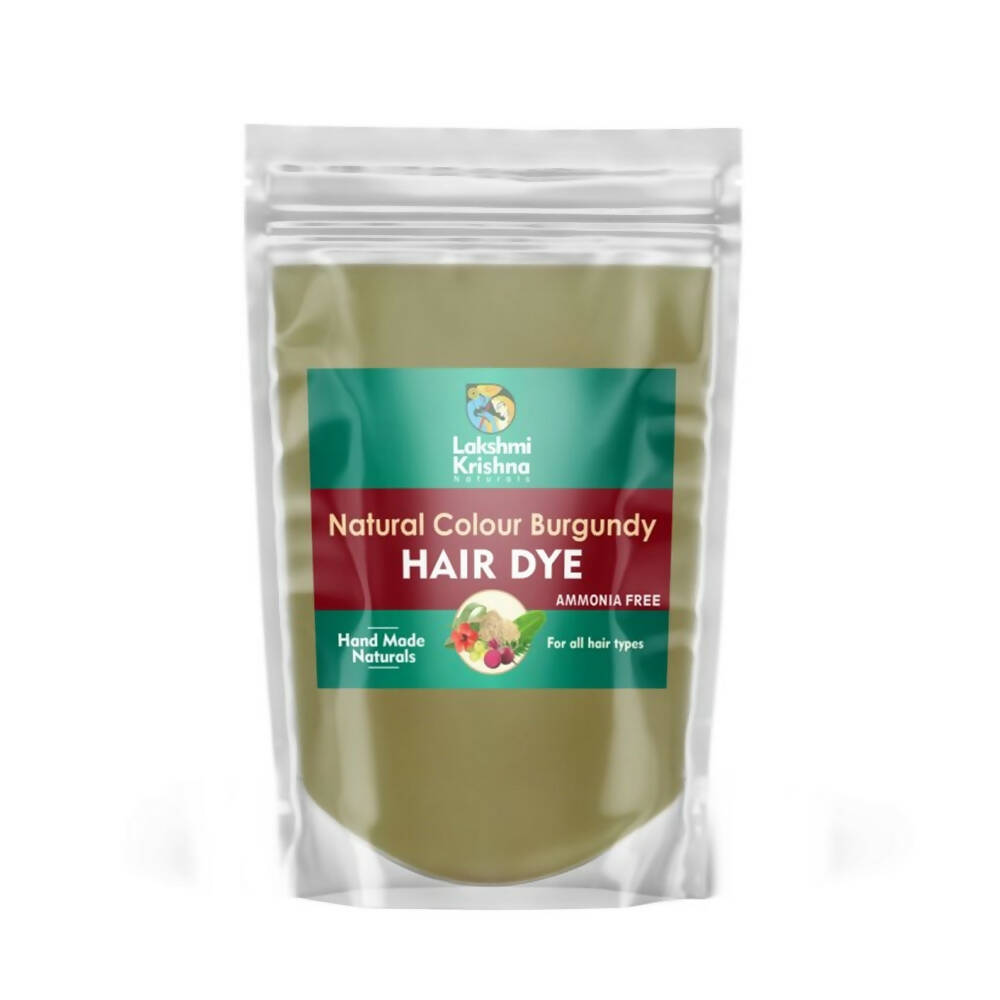 Lakshmi Krishna Naturals Colour Burgundy Hair Dye | Grocsy