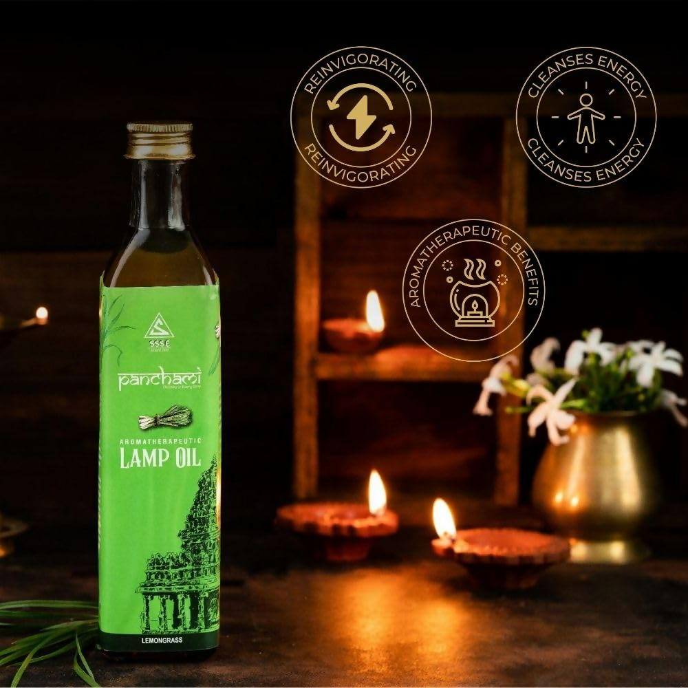 Panchami Sacred Fragrances - Lemongrass Lamp Oil | Grocsy