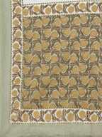 Yufta White yellow Floral Print kurta with Trouser & Dupatta set | Grocsy
