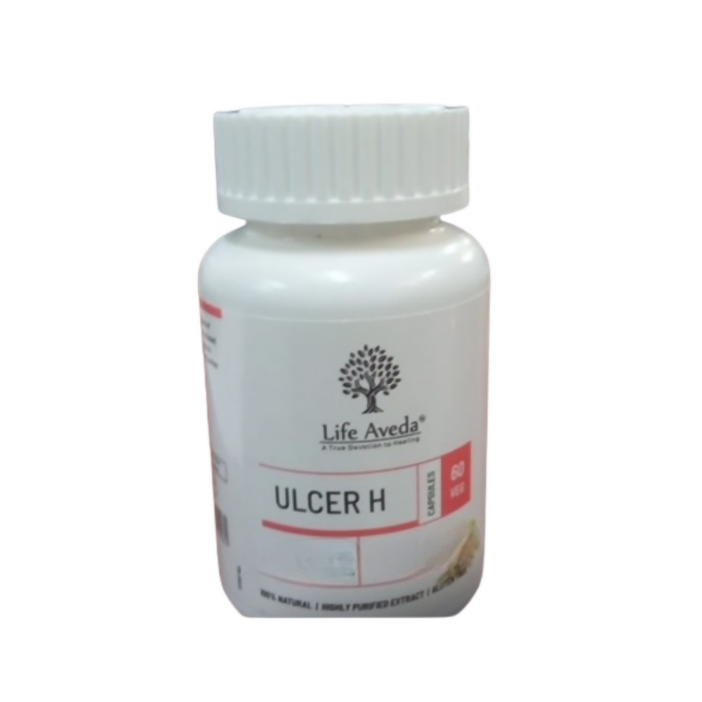 Life Aveda Ulcer H Veg Capsules | Grocsy