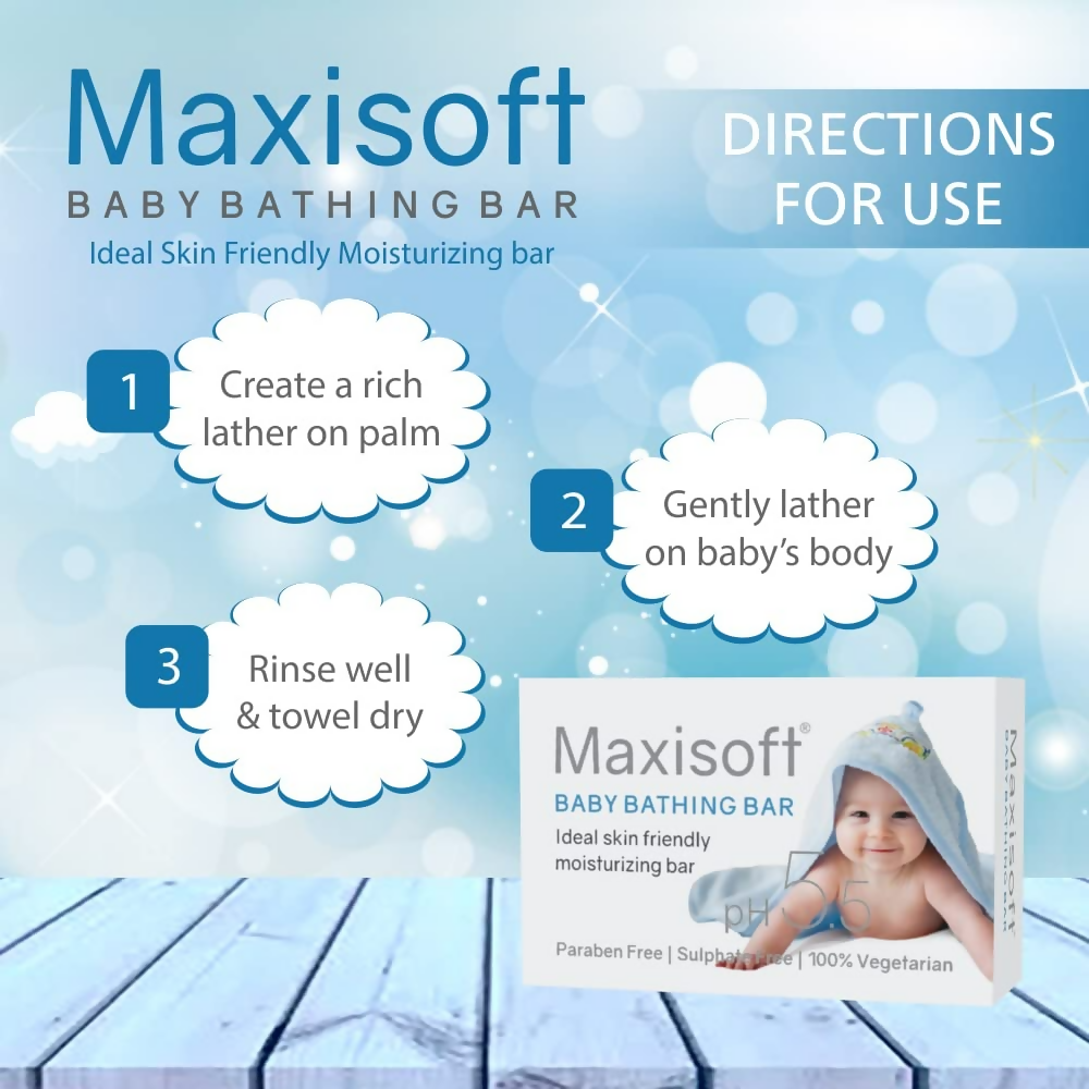 Maxisoft Baby Bathing Soap For Kids | Grocsy
