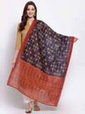 Myshka Women's Fashion Multi Cotton Silk Printed Casual Dupatta | Grocsy