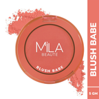 Mila Beaute Babe Blush Powder Blush - Peach Soda | Grocsy