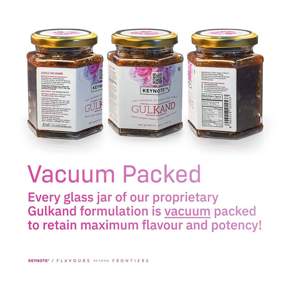 Keynote Gulkand (Damask Rose, Misri, Cardamom & Praval) | Grocsy