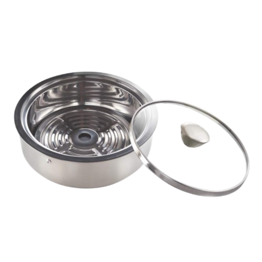 Borosil Stainless Steel Insulated Roti Server | Grocsy