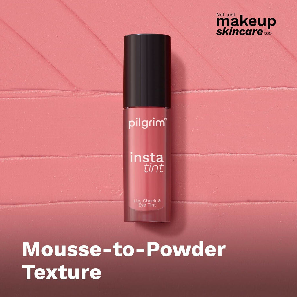 Pilgrim 3 In 1 Lip, Cheek And Eye Tint With Goodness Of Spanish - Coral Story - 02 | Grocsy