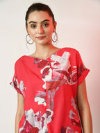 Myshka Women's Pink Printed Top | Grocsy