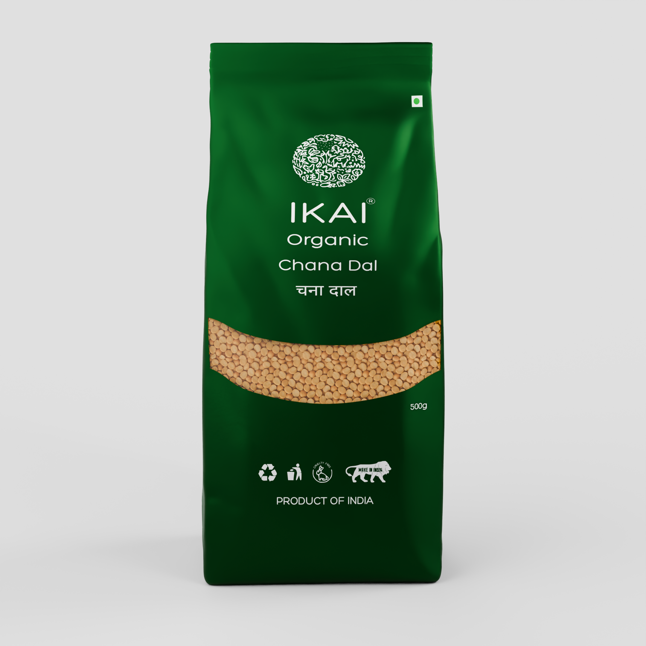 IKAI Organic Chana Dal | Grocsy