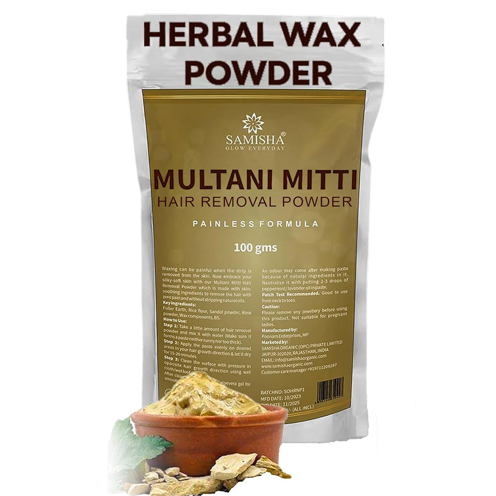 Samisha Multani Mitti Hair Removal Powder | Grocsy