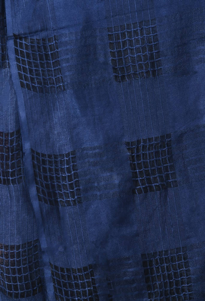 Mominos Fashion Navy Blue Window Dupatta | Grocsy