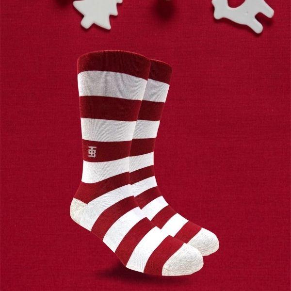 Socksoho Luxury Men Socks Cranberry Edition | Grocsy
