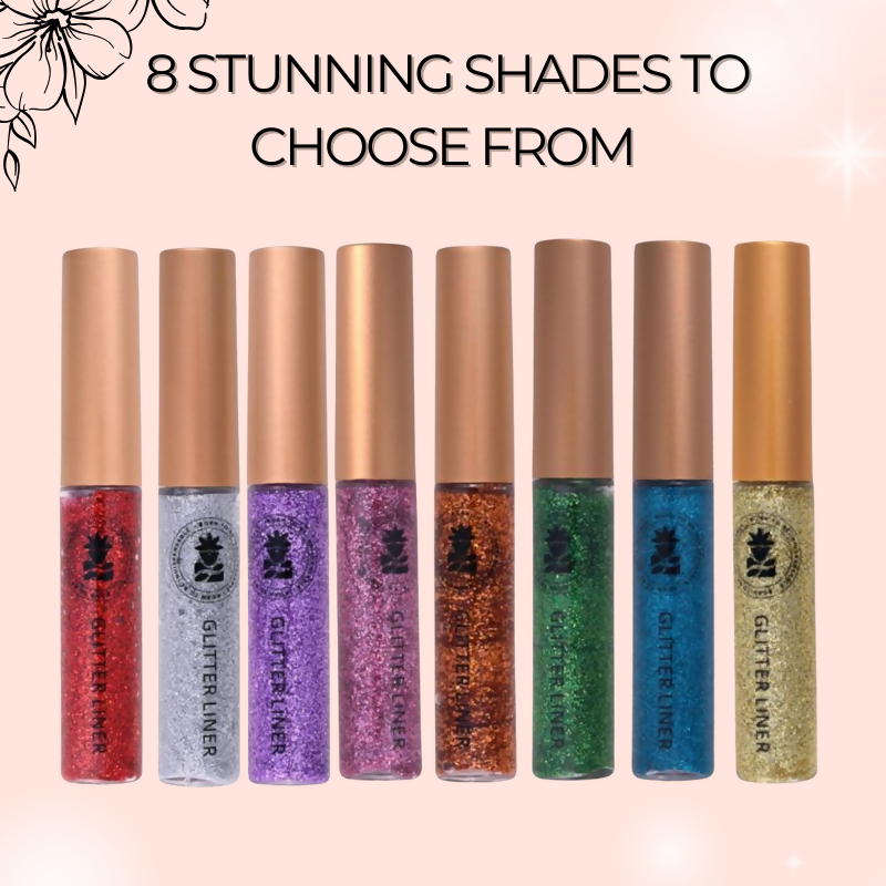 BOBI Glitter Eyeliner Orange Diamond Sparkle Finish | Grocsy