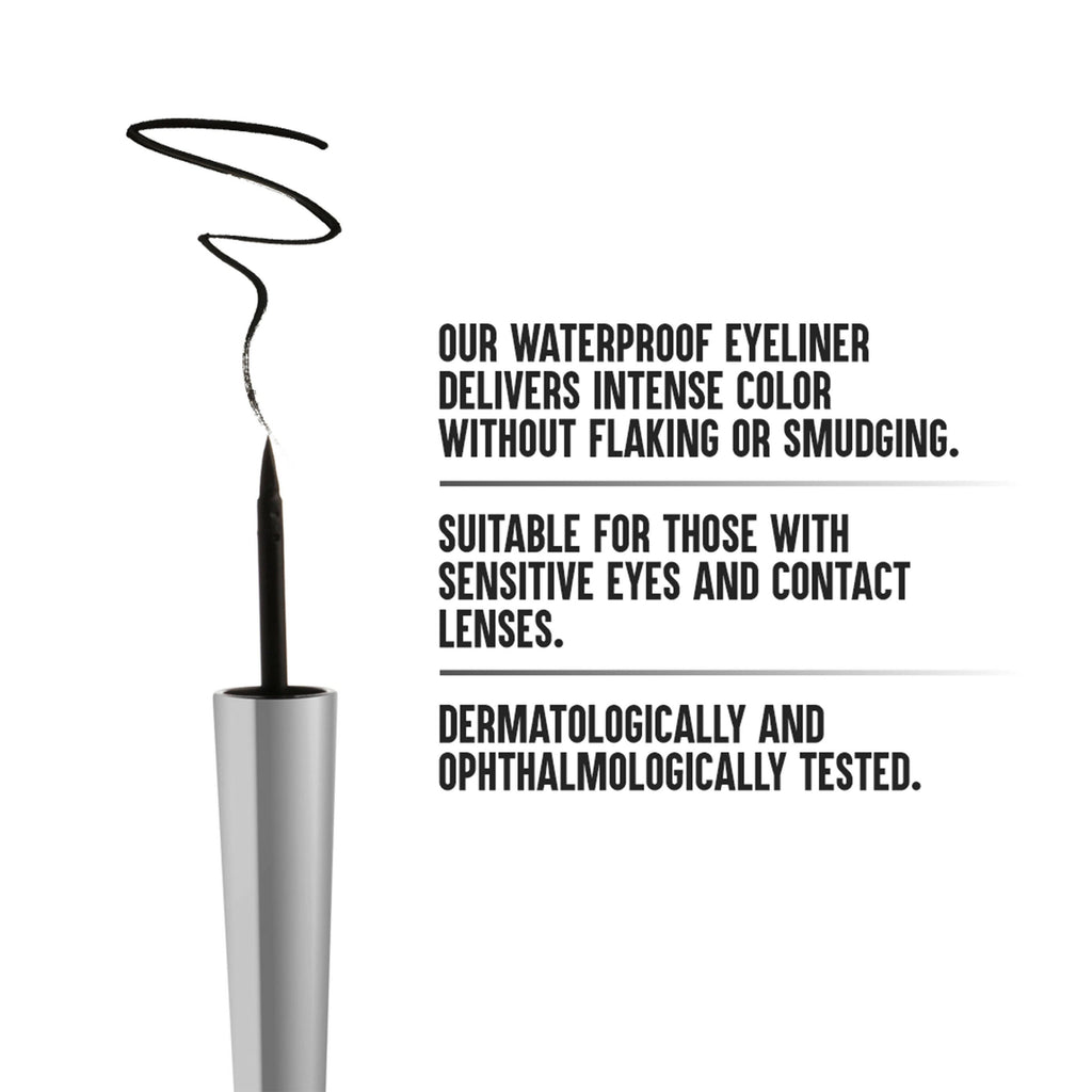 Colorbar Precision Waterproof Eyeliner (With Shiny Silver Cap) Eye Liner Black | Grocsy