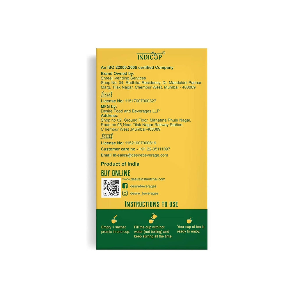 Indicup Lemongrass Ginger Tea Instant Premix | Grocsy