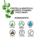 Love Earth Centella Asiatica & Licorice Foaming Face Wash | Grocsy