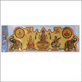 Stickerbazaar Micro Golden Embossing Red Patti Cutout Sticker