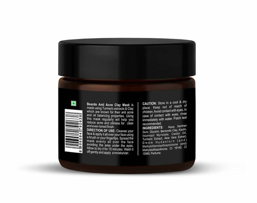 Beardo Acne Control Clay Mask | Grocsy