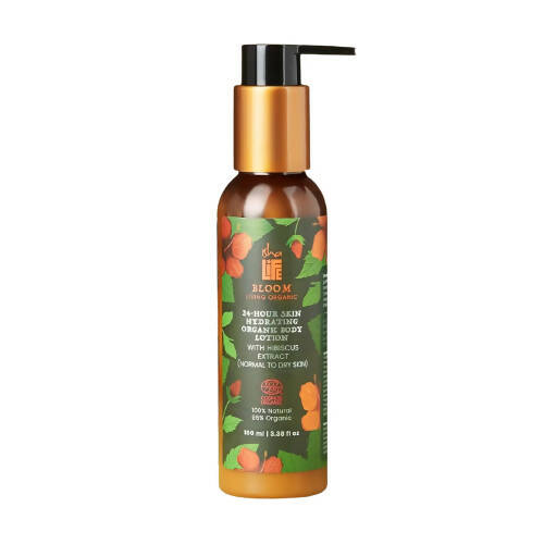 Isha Life 24 Hours Skin Hydrating Organic Body Lotion With Hibiscus Extract | Grocsy
