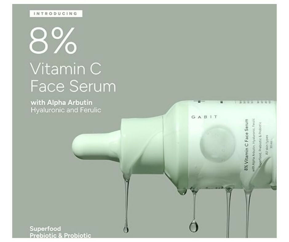 Gabit 8% Vitamin C Face Serum for Glowing Skin | Grocsy