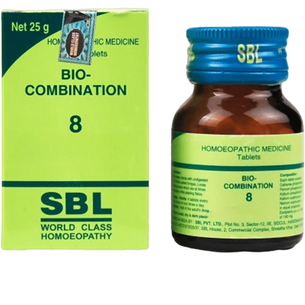 SBL Homeopathy Bio-Combination 8 Tablets | Grocsy