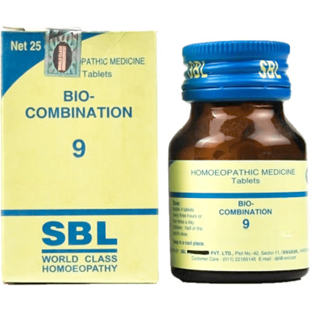 SBL Homeopathy Bio - Combination 9 Tablets | Grocsy