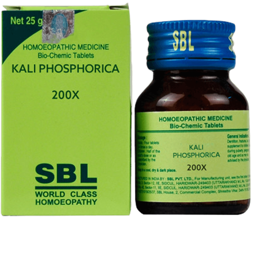 SBL Homeopathy Kali Phosphoricum Biochemic Tablets | Grocsy