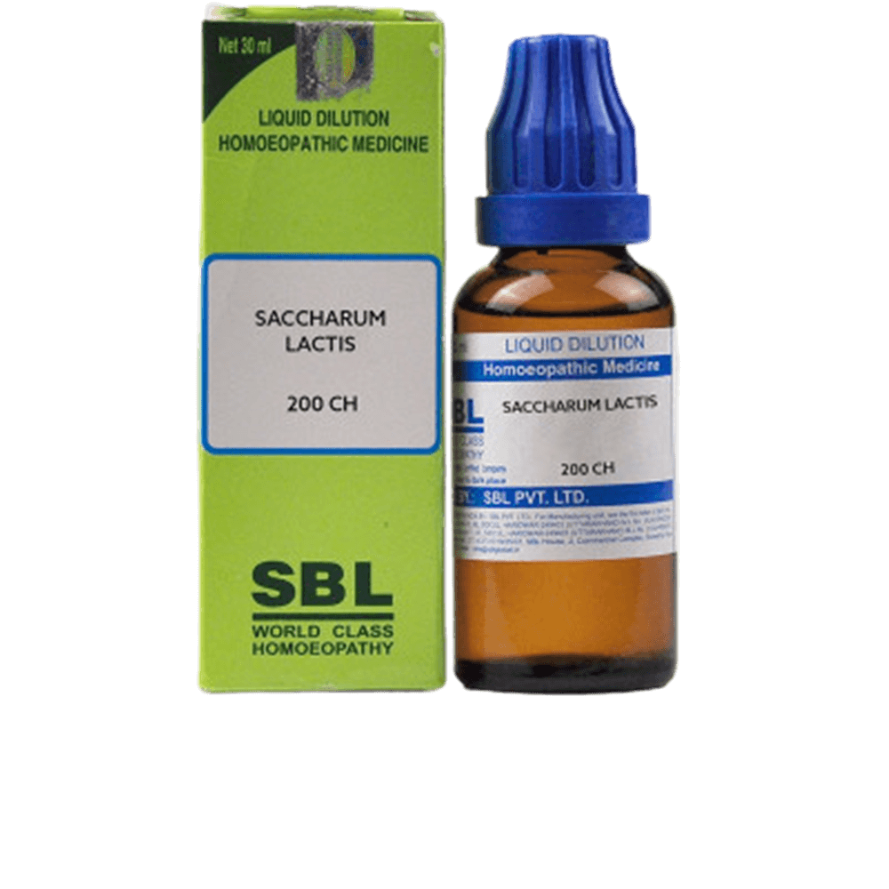 SBL Homeopathy Saccharum Lactis Dilution | Grocsy